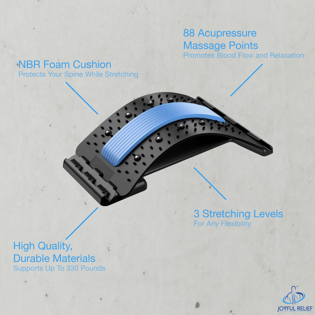 Joyful Back™ - Back Stretcher Device for Pain Relief and Posture Correction